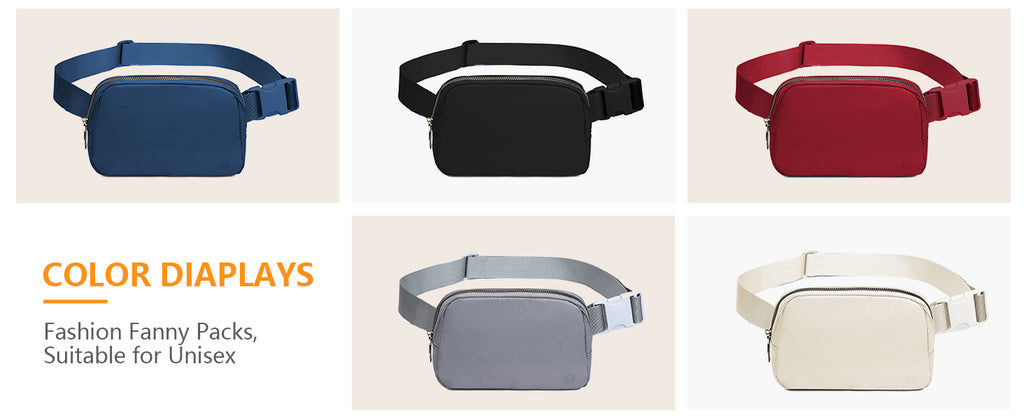 Miss Lulu Bum Bag for Women Bumbag Fanny Pack Fashion Waist Packs Belt Bags