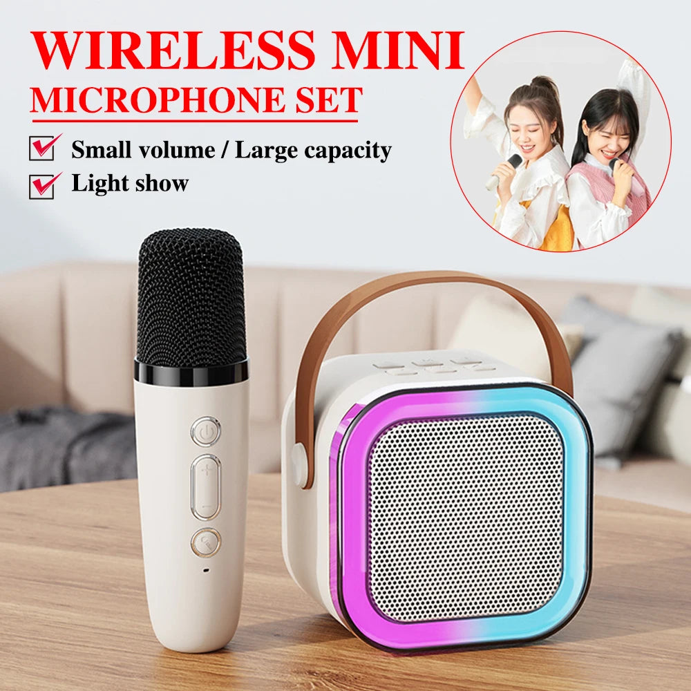 Professional Singing Bluetooth $peaker ColumnSpeaker High-end Ktv Karaoke Microphone Bluetooth Audio Wireless Mic
