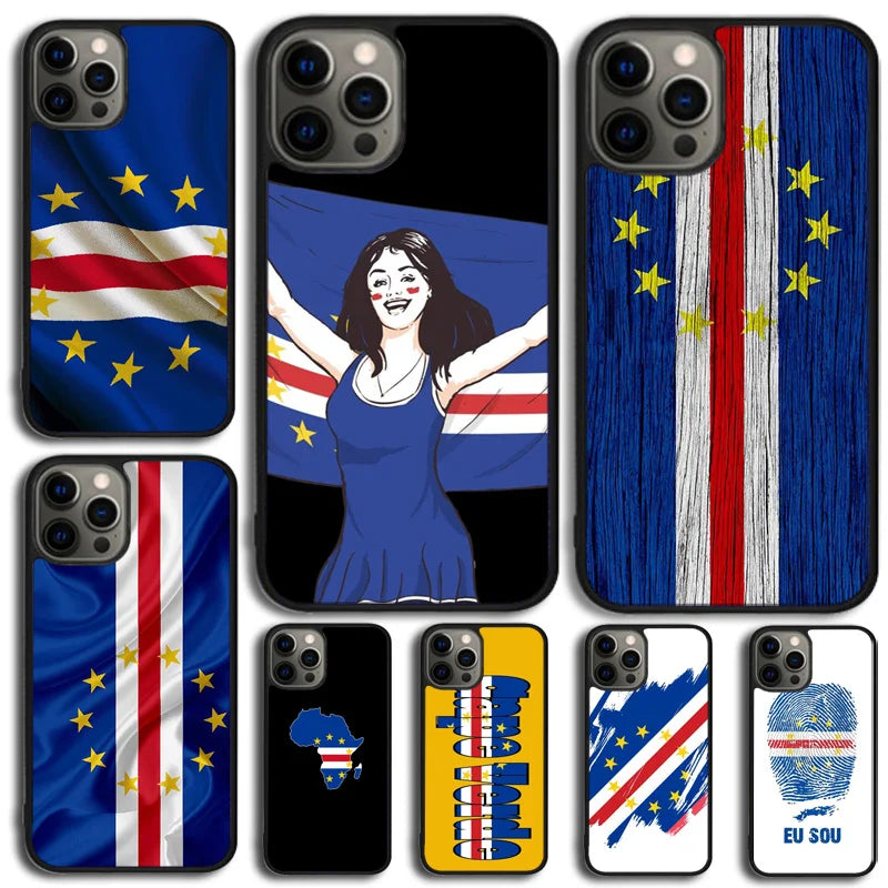 Cape Verde Flag Coat of Arms Phone Case Cover For iPhone 17 Air 15 13 Pro Max 16 14 Plus 11 12 Apple max