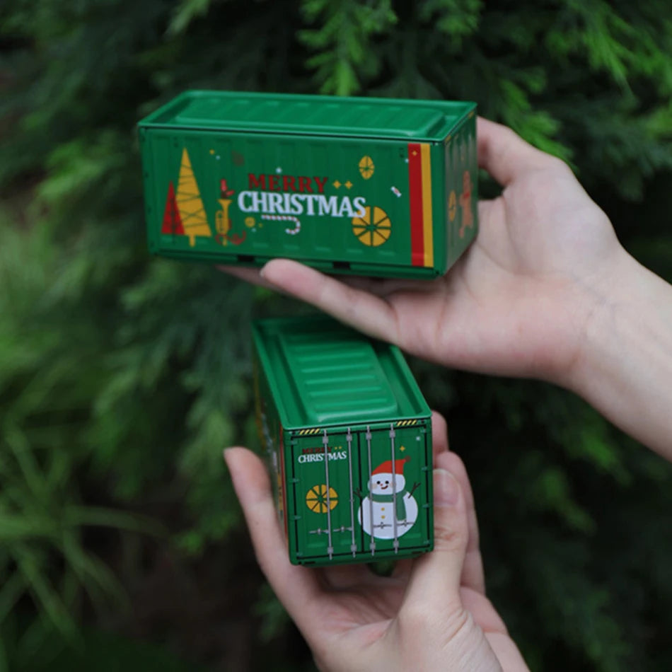 Mini Iron Storage Box Miniature Storage Iron Box Creative Decoration Collect Small Item Desktop Mini Container Model Kids Gifts