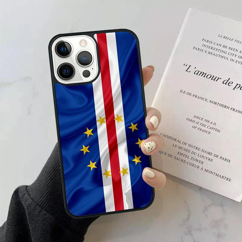 Cape Verde Flag Coat of Arms Phone Case Cover For iPhone 17 Air 15 13 Pro Max 16 14 Plus 11 12 Apple max