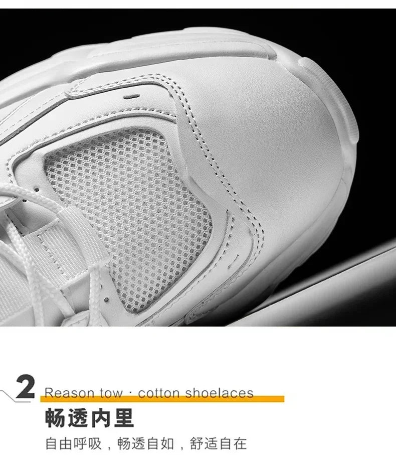 Men Sneakers Hidden Heels Elevator Shoes Plus Size 45 46 Heightening Shoes For Men Fashion Breathable 8cm 6cm Sports Taller Shoe