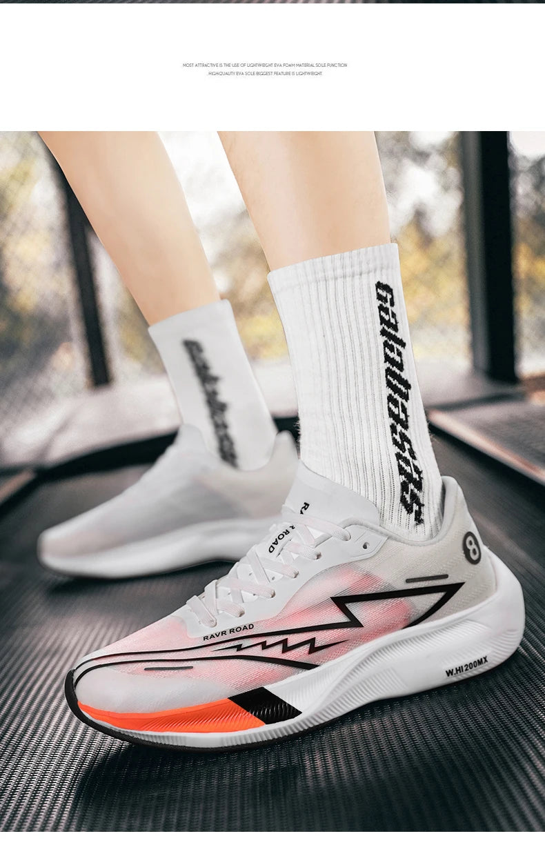 Fashion Men's Sneakers Summer Comfy Breathable Gym Sports Shoes Cushioned Support Running Shoes Tennis Cross Training Shoes