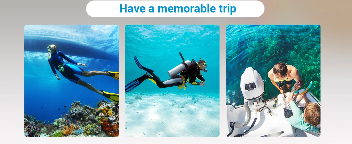 SOCRKLER 0.5L Scuba Diving Tank Set,Mini Oxygen Cylinder with Full Face Snorkel Mask,Portable Travel Diving Kit Christmas Gift