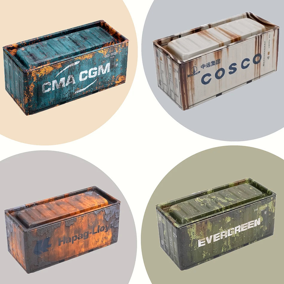 Mini Iron Storage Box Miniature Storage Iron Box Creative Decoration Collect Small Item Desktop Mini Container Model Kids Gifts