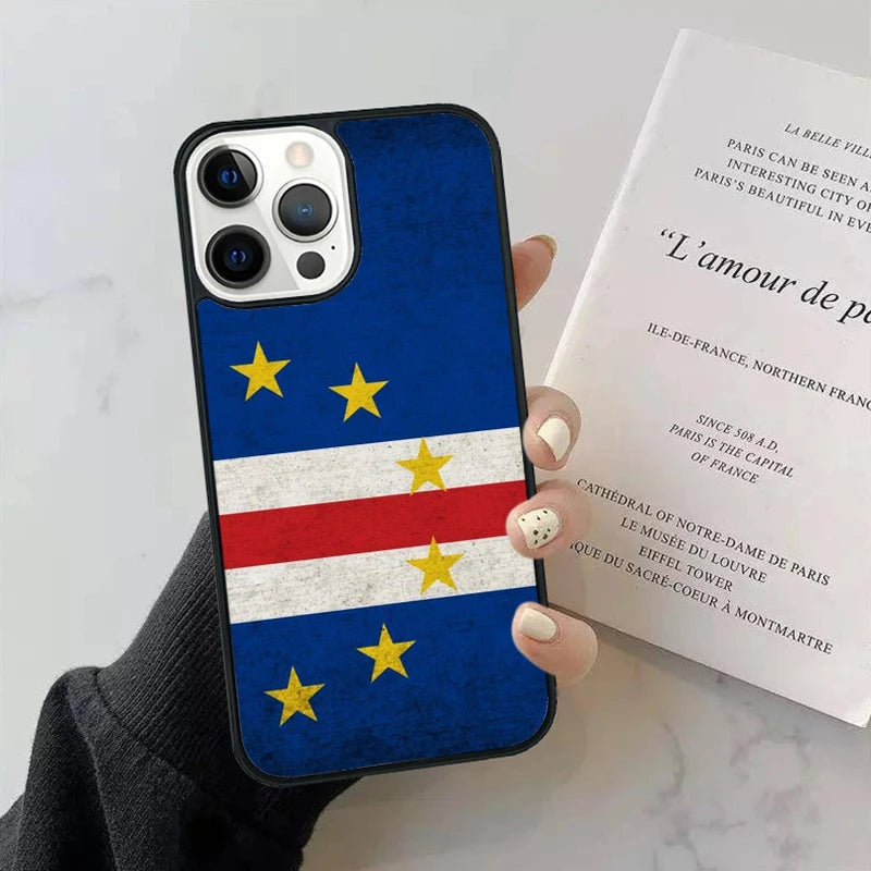 Cape Verde Flag Coat of Arms Phone Case Cover For iPhone 17 Air 15 13 Pro Max 16 14 Plus 11 12 Apple max