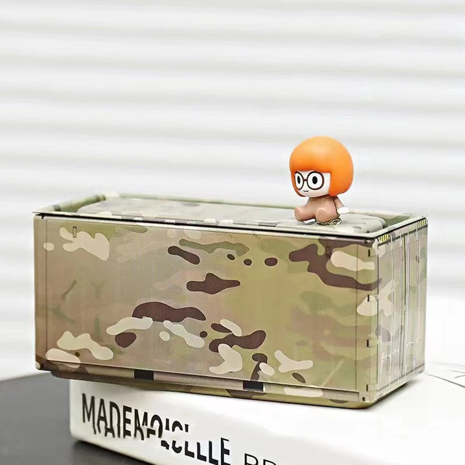 Mini Iron Storage Box Miniature Storage Iron Box Creative Decoration Collect Small Item Desktop Mini Container Model Kids Gifts