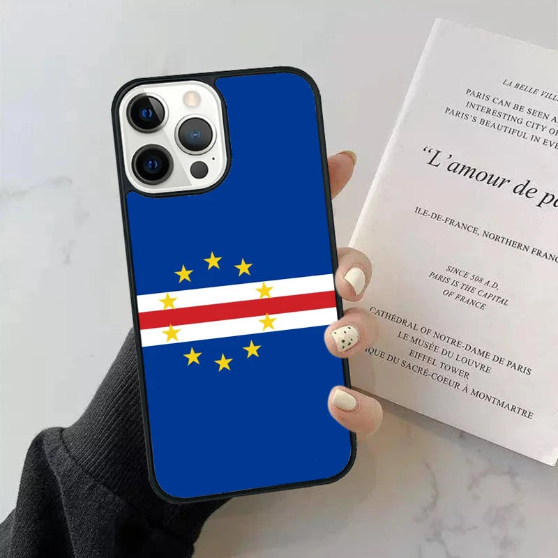 Cape Verde Flag Coat of Arms Phone Case Cover For iPhone 17 Air 15 13 Pro Max 16 14 Plus 11 12 Apple max