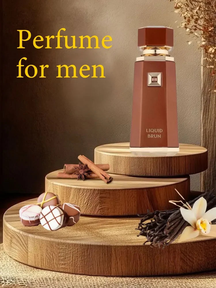 100ml Rich Gold-Trimmed Gem-Accented Eau De Parfum Opulent Woody Intense Natural Light Long-Lasting Luxury Fragrance Perfumes
