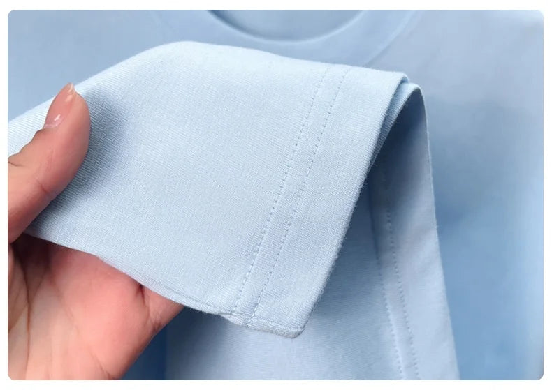 100% cotton men's short sleeve T-shirt fashion brand Paul Pony embroidery summer new high-end comfortable casual round neck top