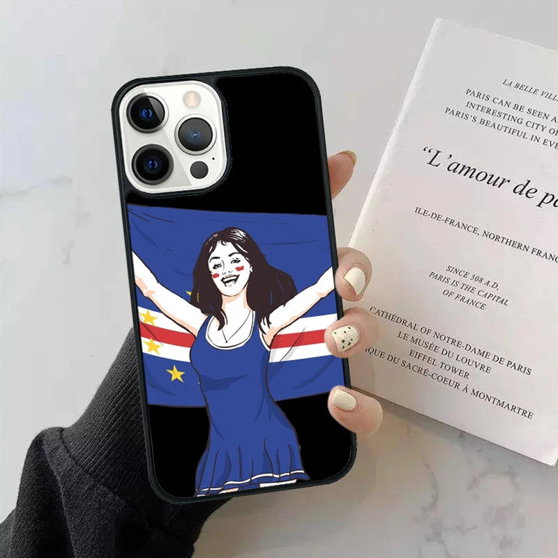 Cape Verde Flag Coat of Arms Phone Case Cover For iPhone 17 Air 15 13 Pro Max 16 14 Plus 11 12 Apple max