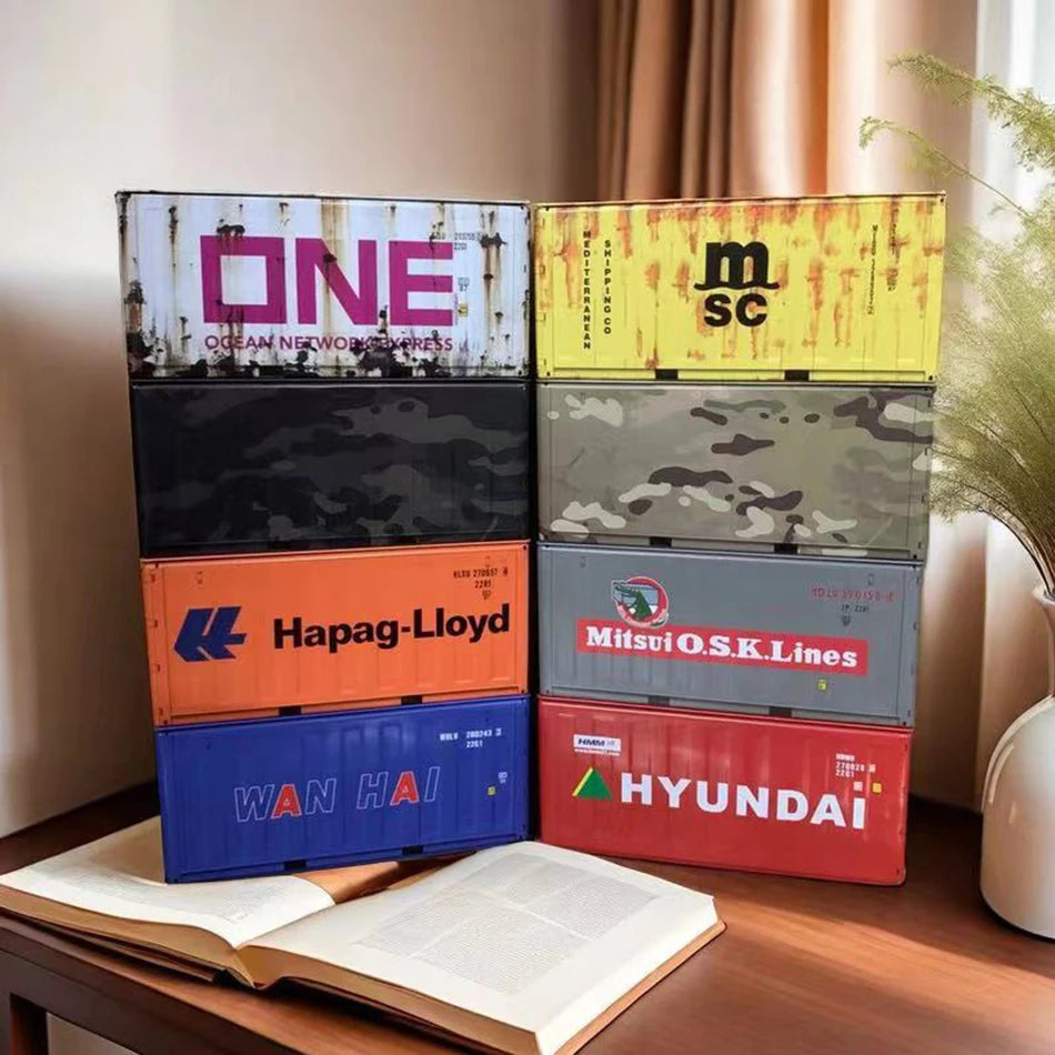 Mini Iron Storage Box Miniature Storage Iron Box Creative Decoration Collect Small Item Desktop Mini Container Model Kids Gifts