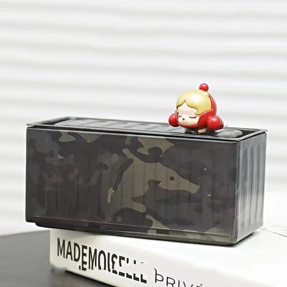 Mini Iron Storage Box Miniature Storage Iron Box Creative Decoration Collect Small Item Desktop Mini Container Model Kids Gifts