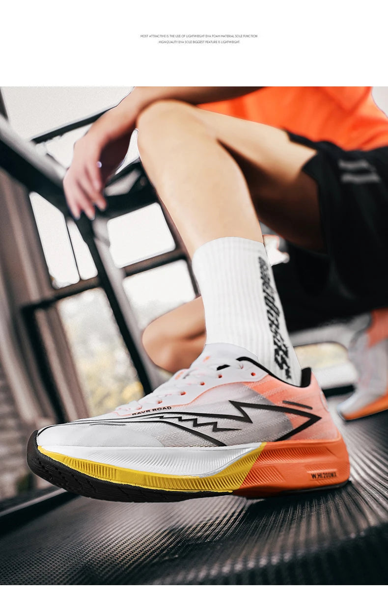 Fashion Men's Sneakers Summer Comfy Breathable Gym Sports Shoes Cushioned Support Running Shoes Tennis Cross Training Shoes