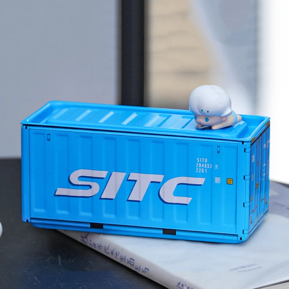 Mini Iron Storage Box Miniature Storage Iron Box Creative Decoration Collect Small Item Desktop Mini Container Model Kids Gifts