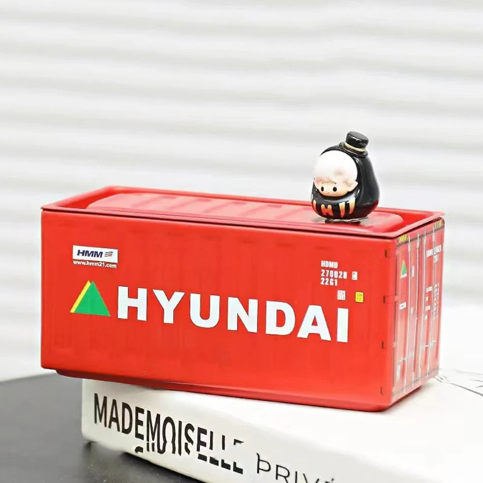 Mini Iron Storage Box Miniature Storage Iron Box Creative Decoration Collect Small Item Desktop Mini Container Model Kids Gifts