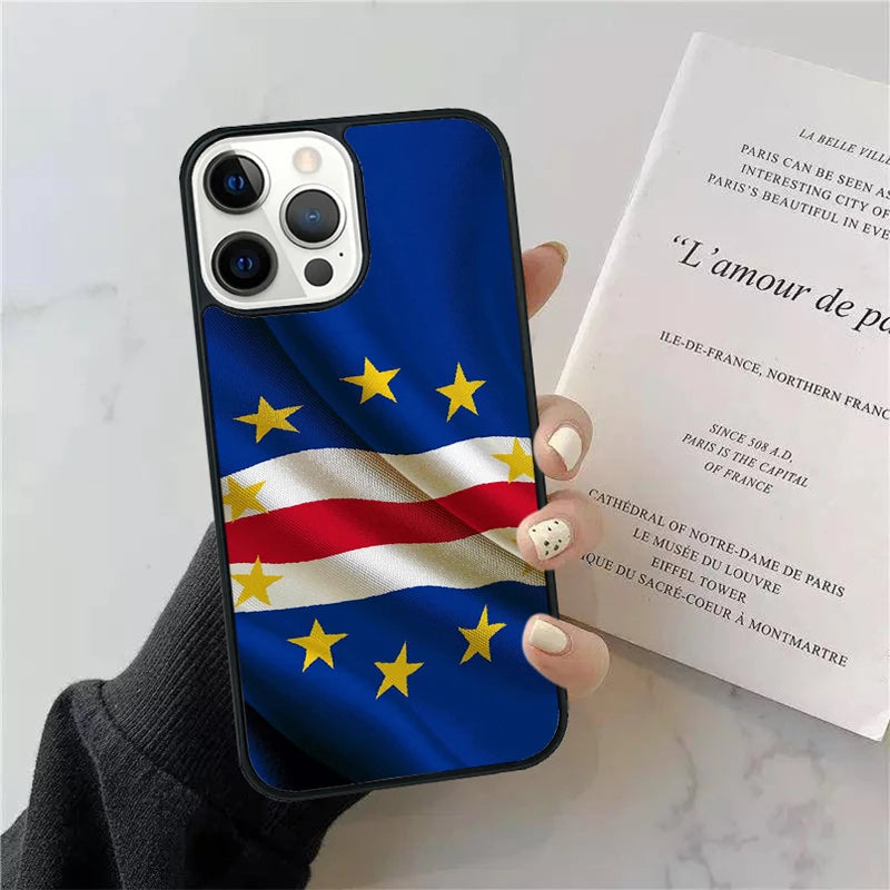 Cape Verde Flag Coat of Arms Phone Case Cover For iPhone 17 Air 15 13 Pro Max 16 14 Plus 11 12 Apple max