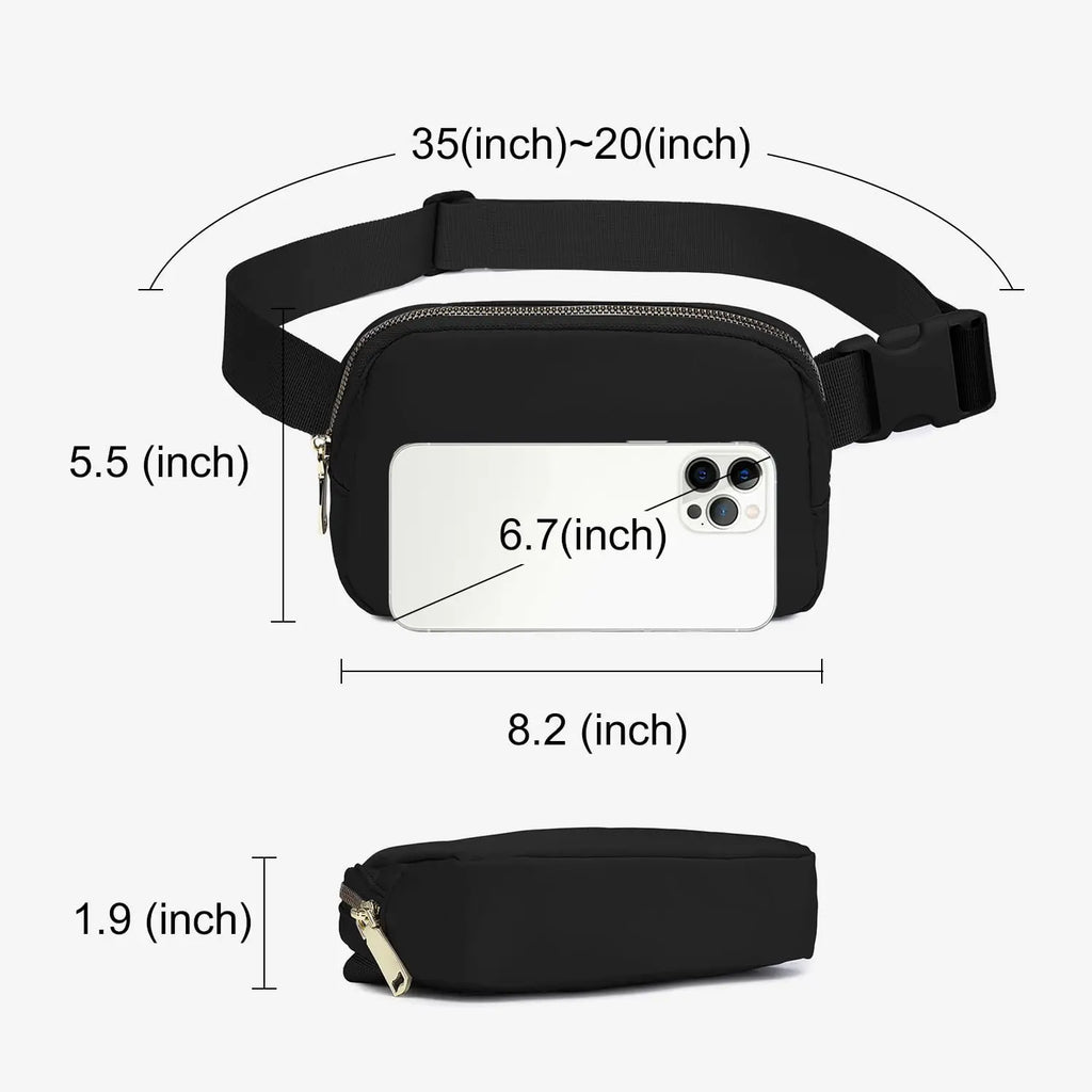Miss Lulu Bum Bag for Women Bumbag Fanny Pack Fashion Waist Packs Belt Bags