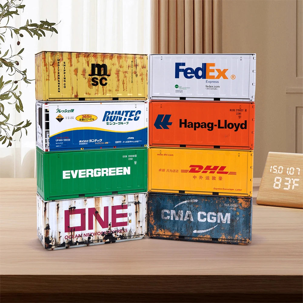 Mini Iron Storage Box Miniature Storage Iron Box Creative Decoration Collect Small Item Desktop Mini Container Model Kids Gifts